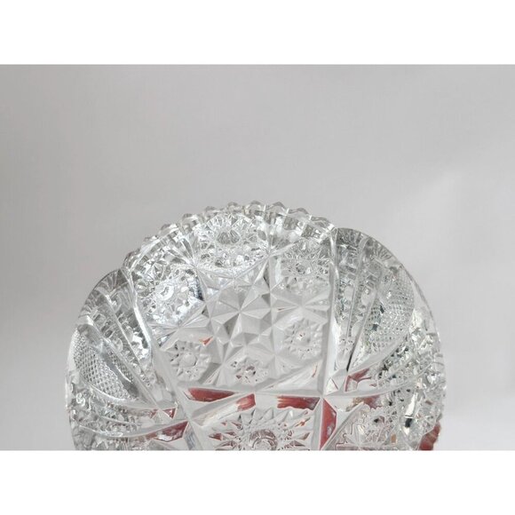 Early American Pressed Glass (EAPG) Vintage Sawtooth Edge Catchall Classic Bowl - Picture 7 of 10